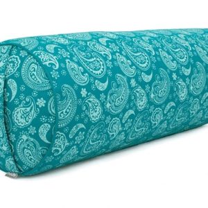 Turquoise yoga bolster
